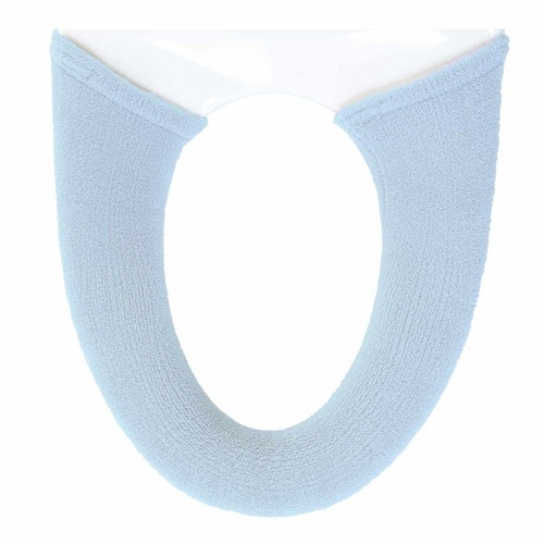 便座カバー ブルーミングシーズン ブルー×2