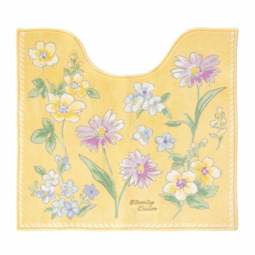 トイレマット ブルーミングシーズン イエロー×2