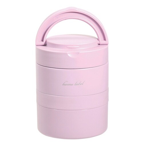 弁当箱 保温弁当箱 ホームレーベル オーキッド×2