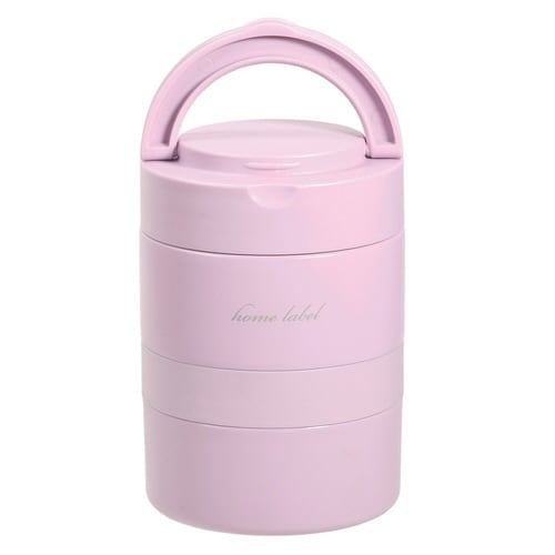 弁当箱 保温弁当箱 ホームレーベル オーキッド×2