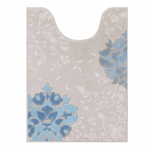 トイレマット ブルーグレー