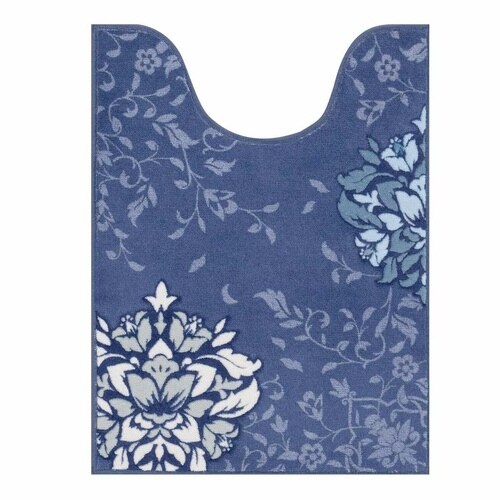 トイレマット ネイビーブルー