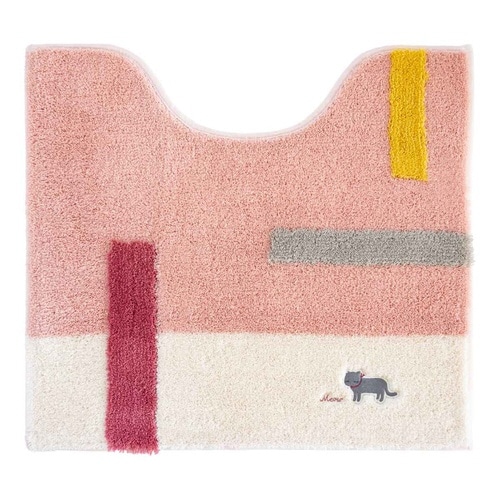 トイレマット ミニョン 約55×60cm ピンク
