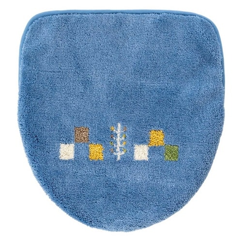 蓋カバー シエラ トイレフタカバー 兼用 ブルー