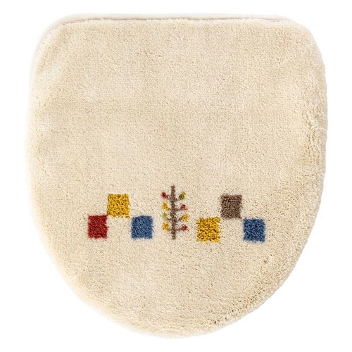 蓋カバー シエラ トイレフタカバー 兼用 ベージュ