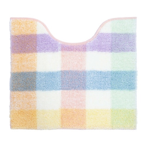 トイレマット パレット 約48×53cm ピンク