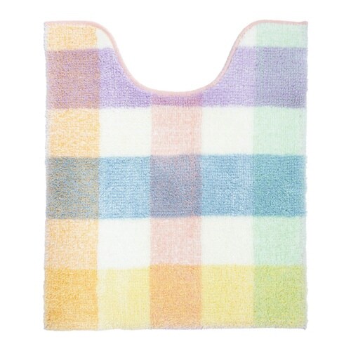 トイレマット パレット 約70×58cm ピンク