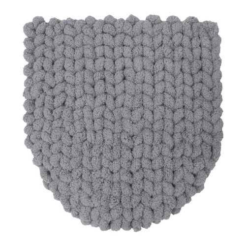 蓋カバーMOUトイレふたカバー兼用グレー×2