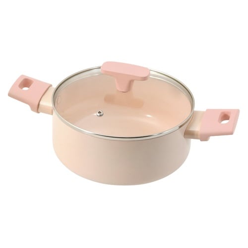 両手鍋 20cm ROSA ふっ素加工×2