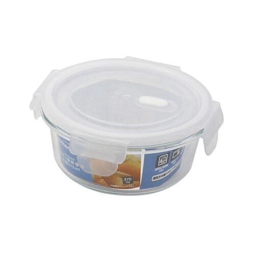 保存容器 キッチンスマイル ガラス 丸型