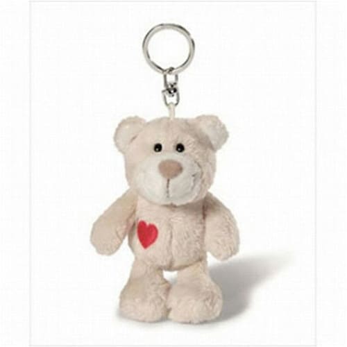 キーホルダー ビーンバッグ ラブベア(ホワイト)