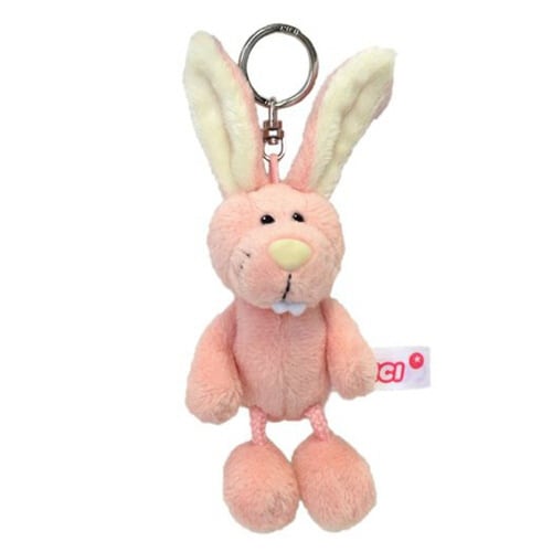 キーホルダー ビーンバッグ アニマル ラビットロサ