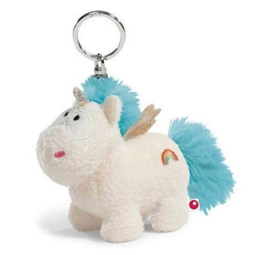 キーホルダー ビーンバッグ ユニコーン×ブルー