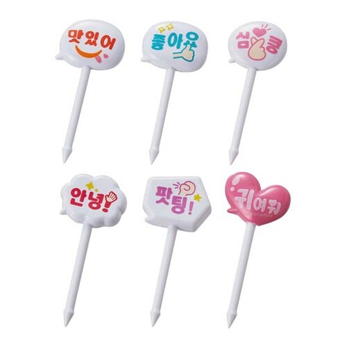 ピック 6本入 ハングルピック