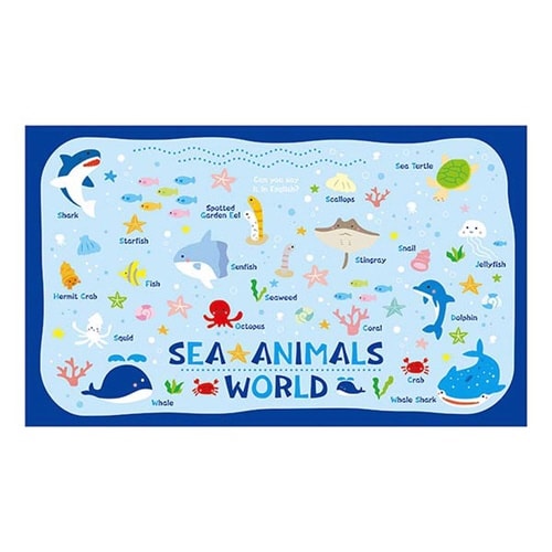 レジャーシート 遠足マット シーアニマルワールド