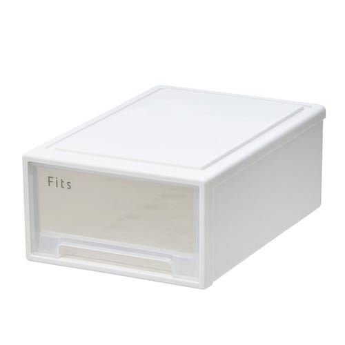 収納ケース Fits フィッツ ホワイトクリア×2
