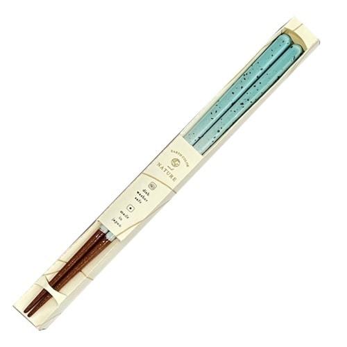 箸 食洗箸アースカラー ウォーター×2