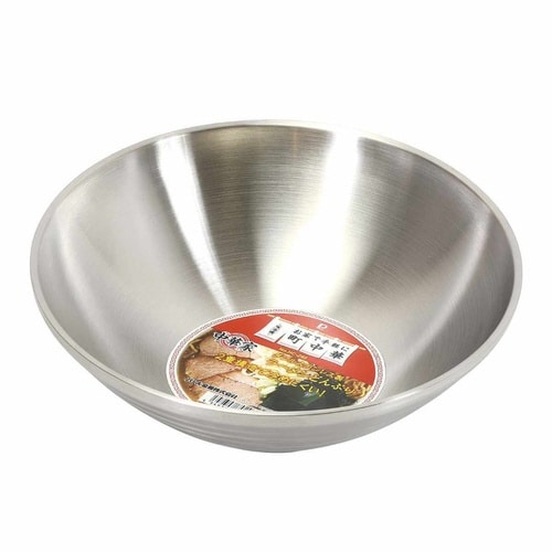 麺鉢 中華家 ダブルステンレス製 ラーメンどんぶり