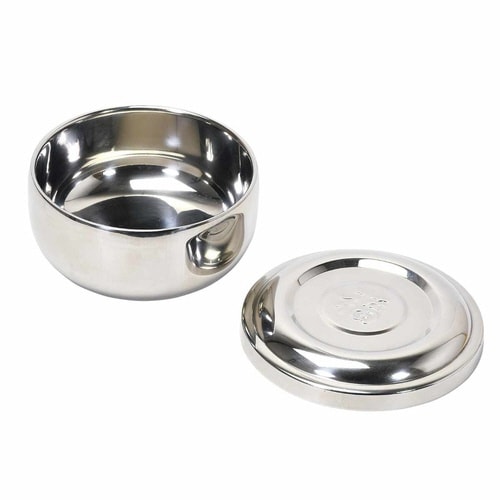 韓味家 ダブルステンレス製 蓋付 茶碗×2