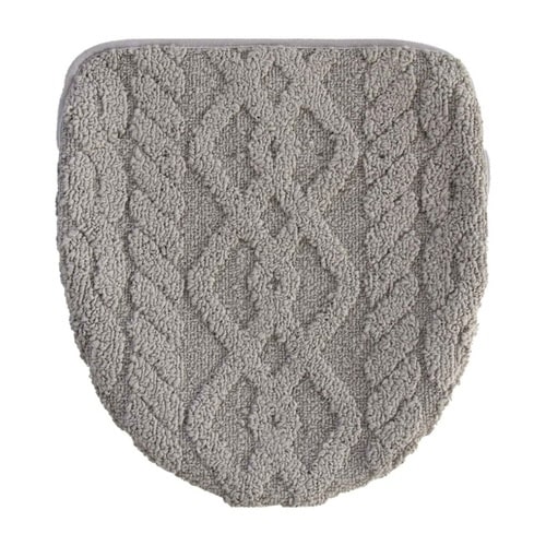 蓋カバー アラン トイレフタカバー 兼用 グレー