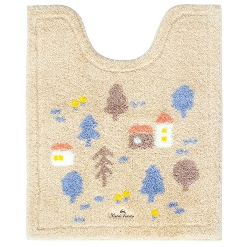 トイレマット ナタルシーナリー ベージュ