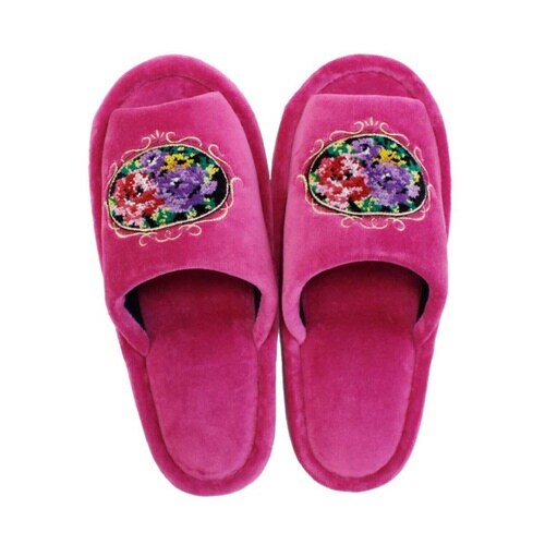 トイレスリッパ シェニールロゼ スリッパ ピンク