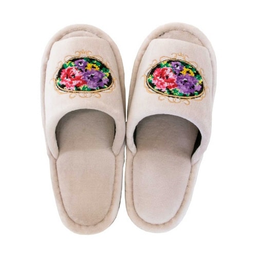 トイレスリッパ シェニールロゼ スリッパ ベージュ