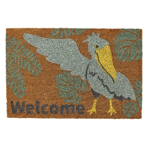 玄関マット 屋外兼用 コイヤー ハシビロコウ