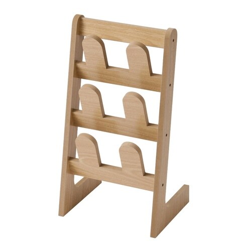 スリッパラック 木製 3段 収納