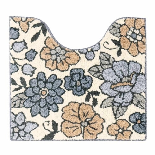 トイレマット シャーロット グレー×2