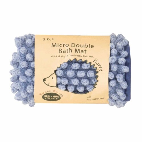 バスマット ハリーW 35×50cm ブルー×2