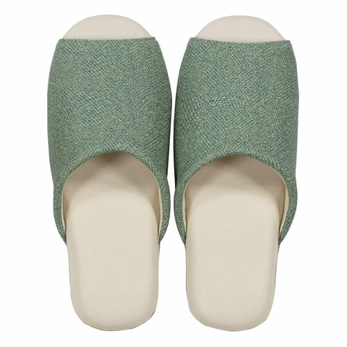 スリッパ クリアセゾン オーベルスリッパ グリーン
