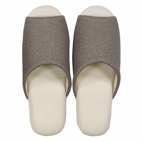 スリッパクリアセゾンオーベルスリッパグレー×2