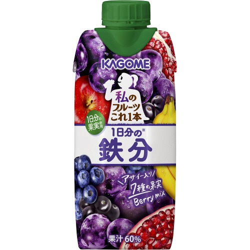 私のフルーツこれ一本1日分の鉄分330ml×12