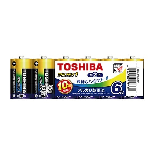 アルカリ乾電池 単2 LR14AN 6MP 6本入