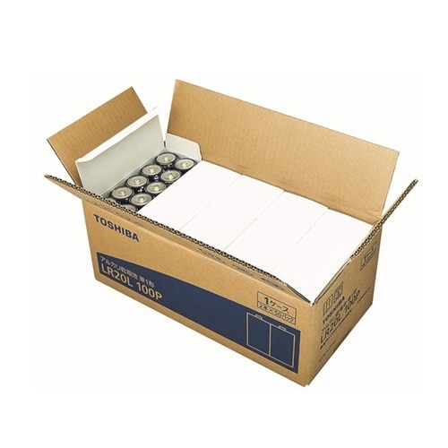 アルカリ電池単1 LR20L 100P 100本入