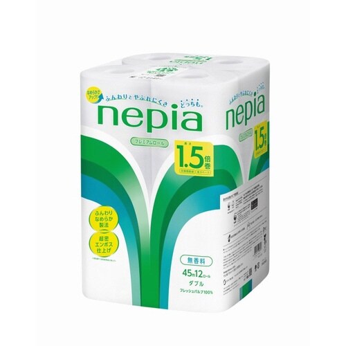 ネピアコンパクト ダブル45m 12個×6