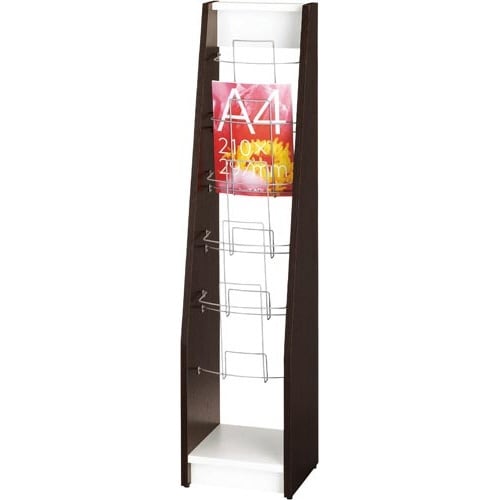 木製カタログスタンド2 シングル ダーク2