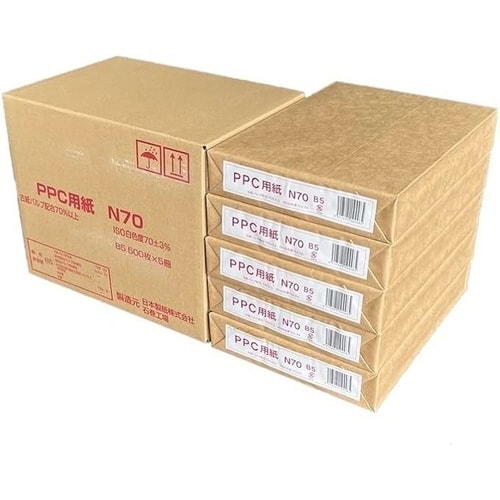 PPC用紙 N−70 B5 1箱(2500枚入)
