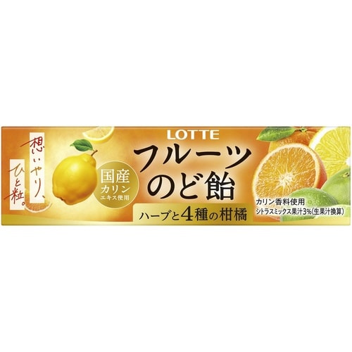 フルーツのど飴 11粒 10個