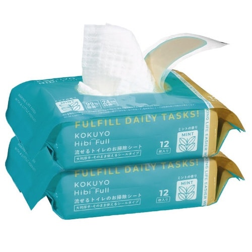 流せるトイレのお掃除シート大判厚手ミント2個入り