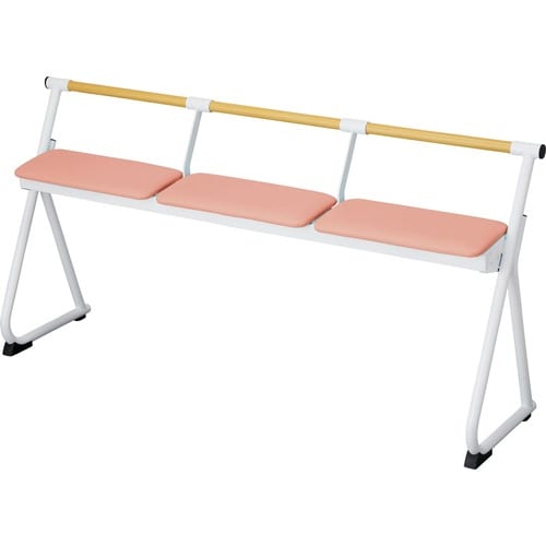 サポ−タ−ベンチME 3人掛け ピンク