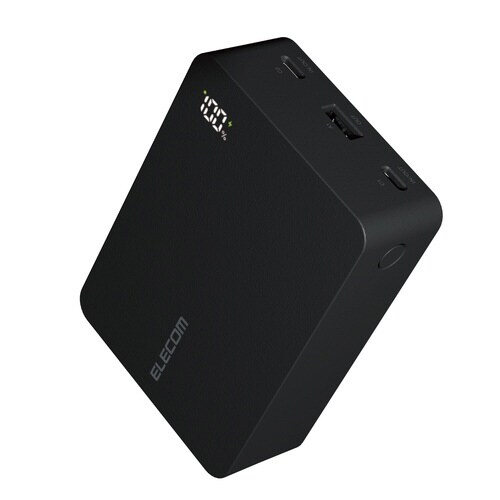 モバイルバッテリー20400mAh ケーブル付 黒