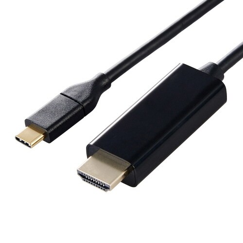 USB−C HDMI 変換ケーブル 1m ブラック