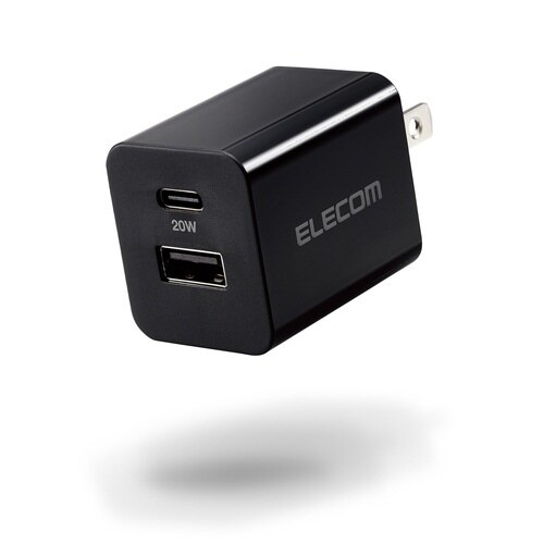 充電器 Type−C 20W 2ポート ブラック