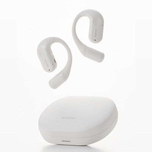 オープンイヤー型 ワイヤレスイヤホン ホワイト