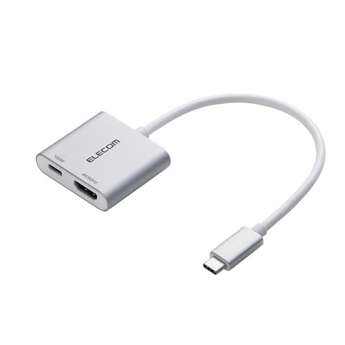 USB−C HDMI 変換アダプタ シルバー