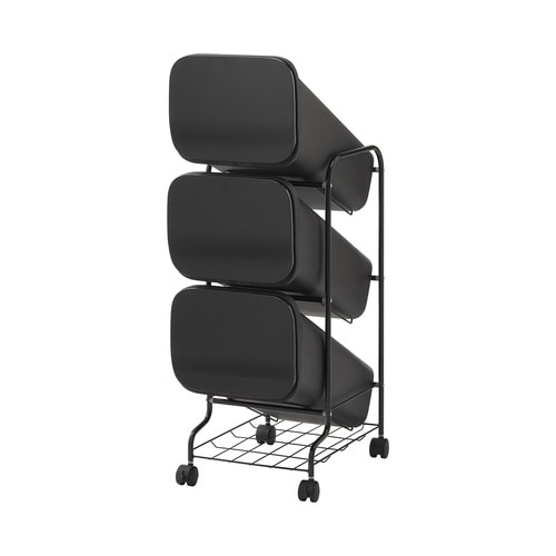 スムース スタンドダストボックス 3P ブラック