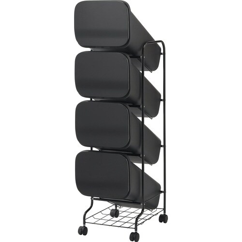 スムース スタンドダストボックス 4P ブラック