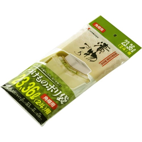 つけものポリ袋 角 23.36L(2斗)用 クリア